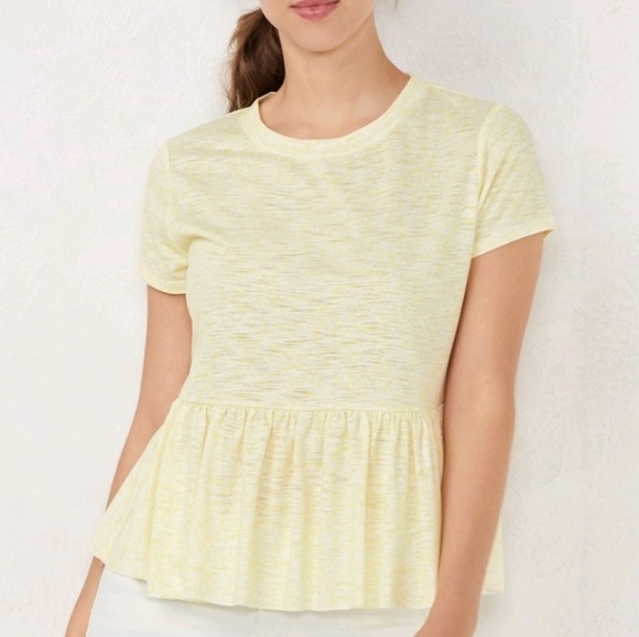 LC Lauren Conrad Tops - NWT Women's LC Lauren Conrad Peplum Top